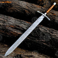 Accent Viking Damascus Sword Steel Blade