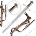 Premium Accolade Knights Templar Sword Replica with Oak Plaque