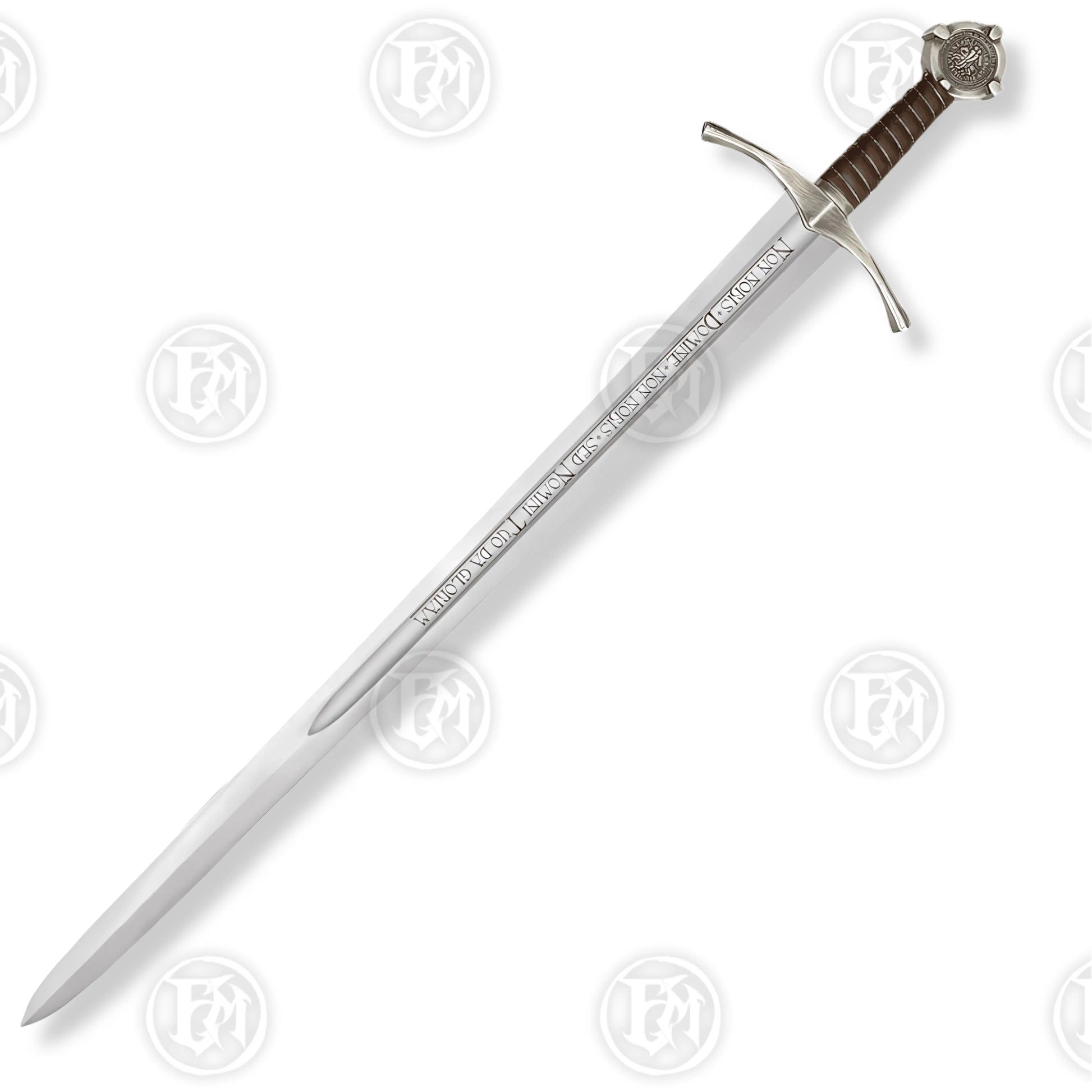 Premium Accolade Knights Templar Sword Replica with Oak Plaque