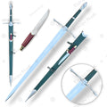 Aragorn Ranger Sword Replica with wooden scabbard, detailed hilt, and certificate of authenticity, perfect for collectors and LOTR fans.