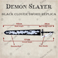 Black Clover Asta Sword Replica