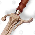 Premium Belly Dance Dragon Scimitar Sword Replica with Rosewood Stand.