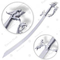 Premium Belly Dance Scimitar Sword Replica with Rosewood Stand.