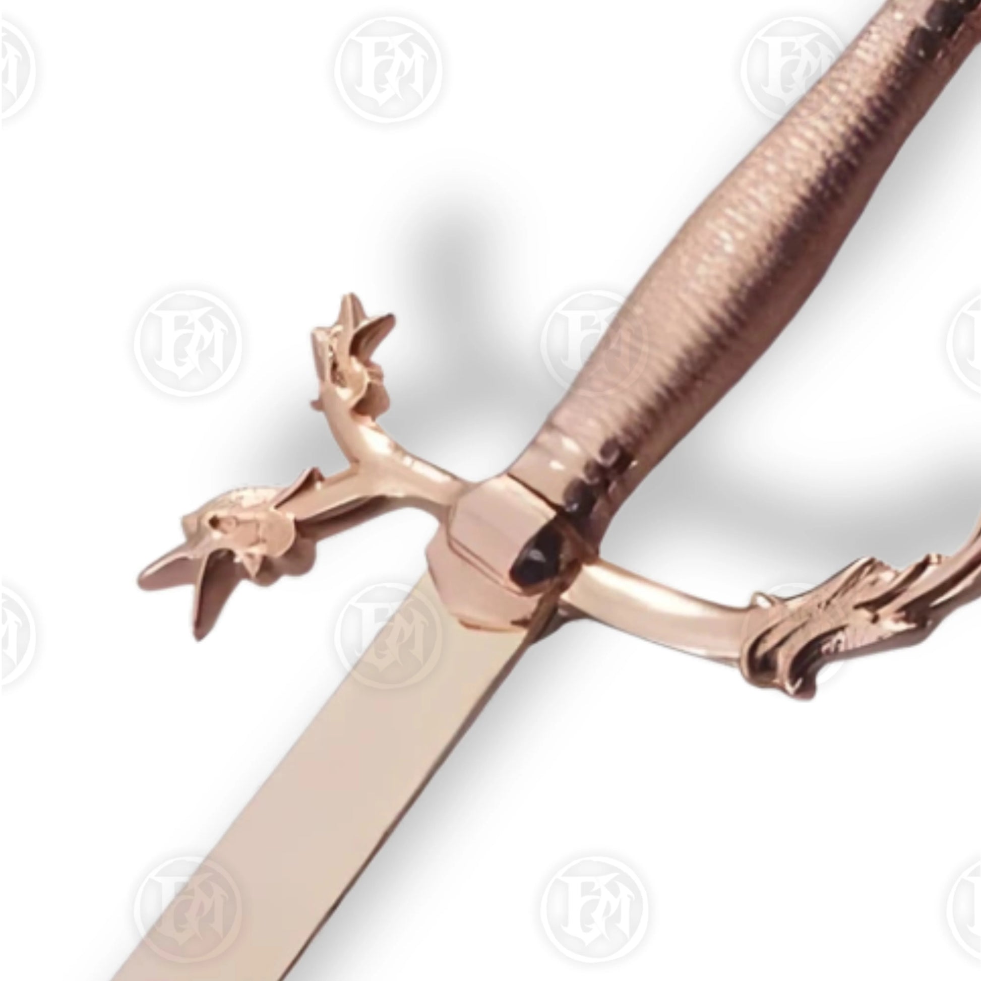 Premium Belly Dance Scimitar Sword Replica with Rosewood Stand.
