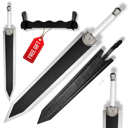 Berserk Guts Dragon Slayer Sword – High-Quality Replica with Leather Handle