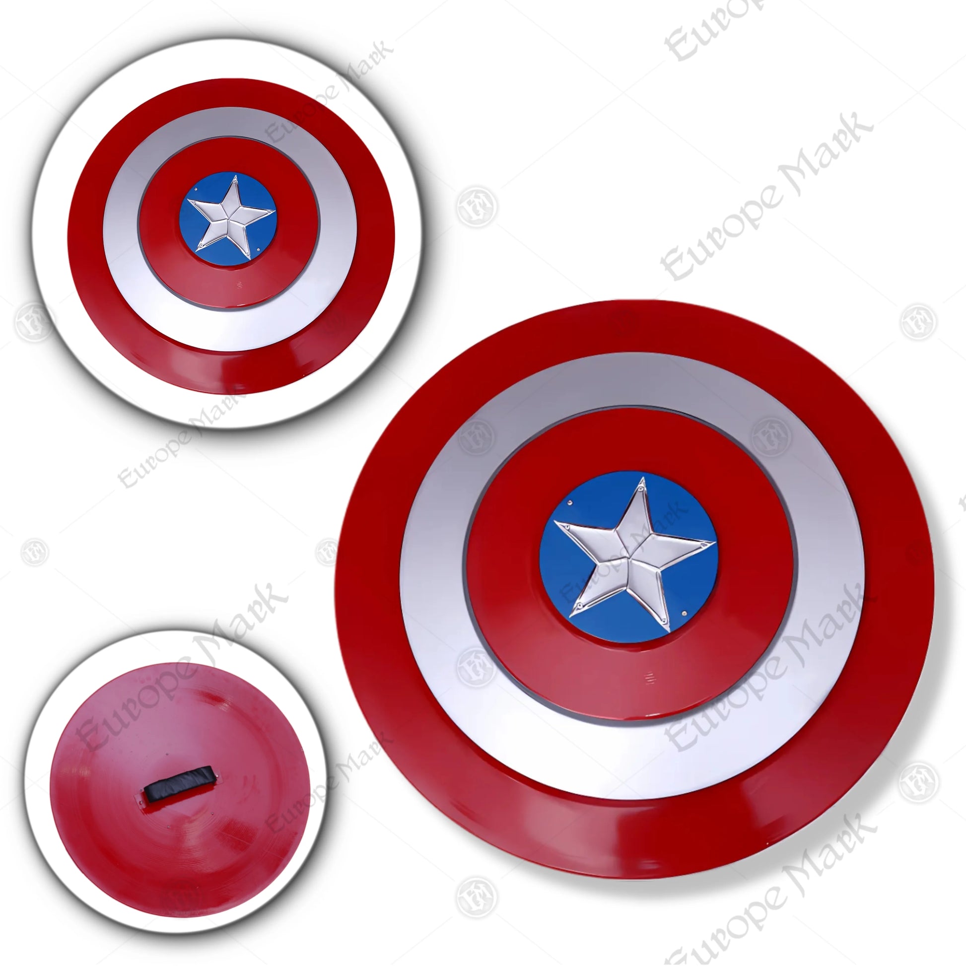 Premium Captain America Vibranium Shield Replica with stainless steel.