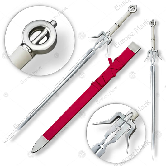 Premium Ciri's Zireael Sword Witcher 3 Replica with stainless steel blade.