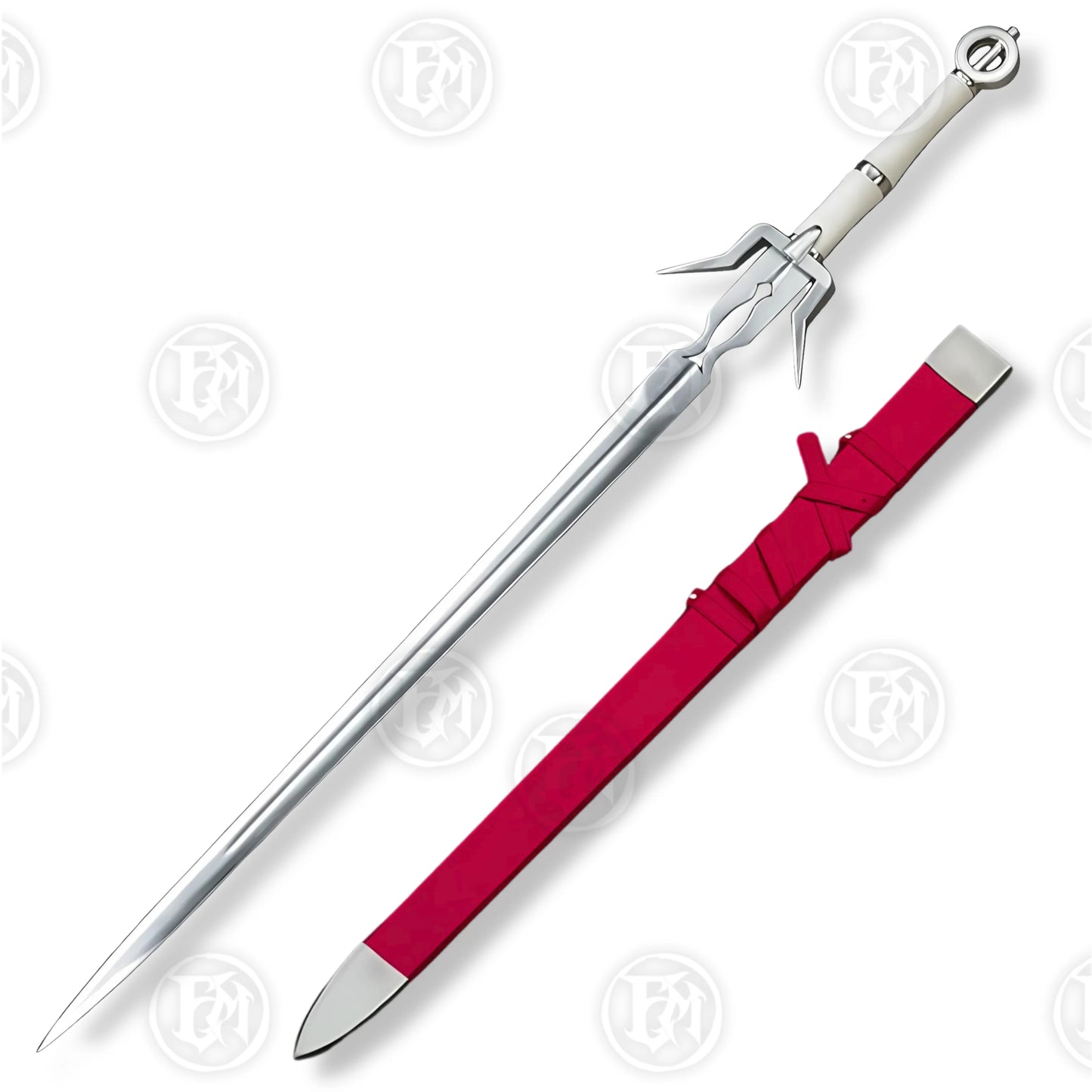 Premium Ciri's Zireael Sword Witcher 3 Replica with stainless steel blade.