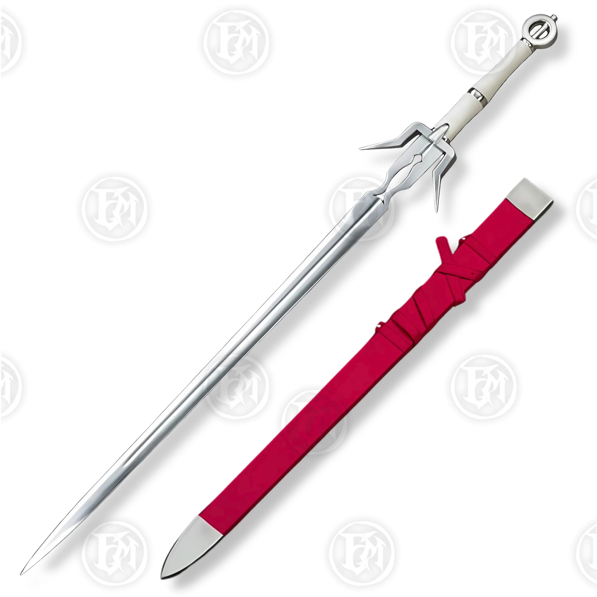 Premium Ciri's Zireael Sword Witcher 3 Replica with stainless steel blade.