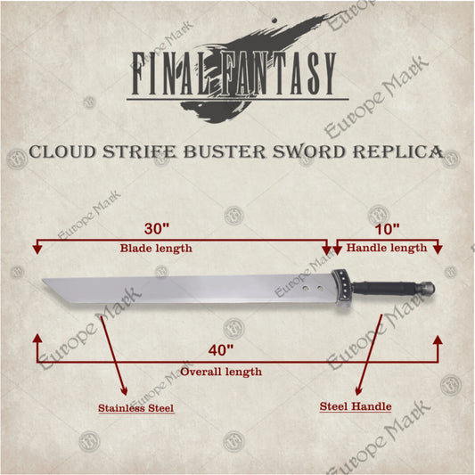 Cloud Buster Sword (FFVII) Replica