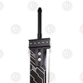 Premium Cloud Strife Buster Sword Replica from Final Fantasy VII with Walnut Plaque