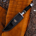 Premium Commando Movie Bowie Knife Replica with Walnut Stand