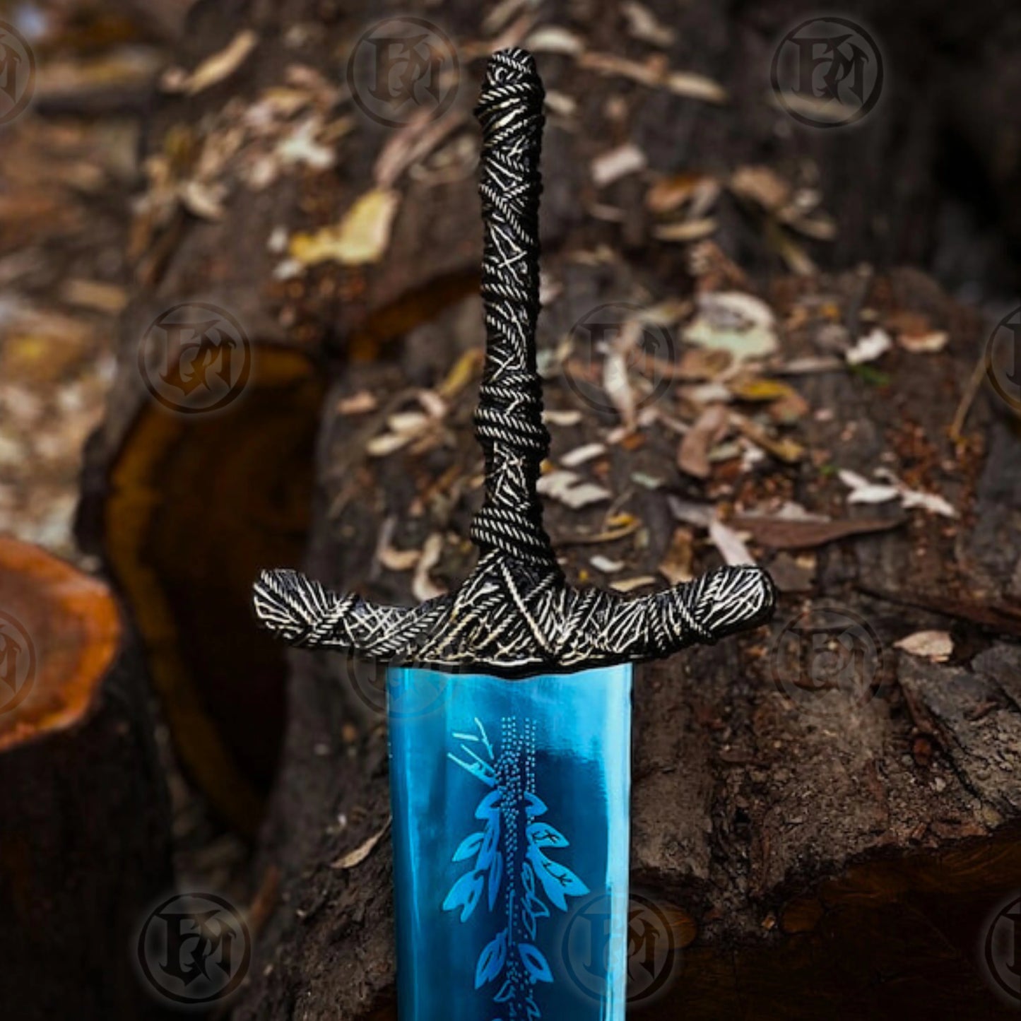 Premium Elden Ring Dark Moon Greatsword Replica with Runic Plaque