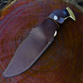 Premium Daryl Dixon Damascus Bowie Knife Replica with Rosewood Stand
