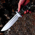 Premium Daryl Dixon Legacy Bowie Knife Replica with Walnut Stand
