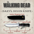 Premium Daryl Dixon Legacy Bowie Knife Replica with Walnut Stand