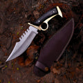 Premium Daryl Dixon Signature Bowie Knife Replica with Ebony Stand