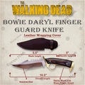 Premium Daryl Dixon Signature Bowie Knife Replica with Ebony Stand