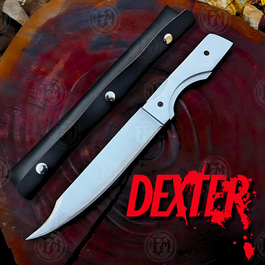 Premium Dexter Morgan Knife Cosplay Replica with Walnut Stand