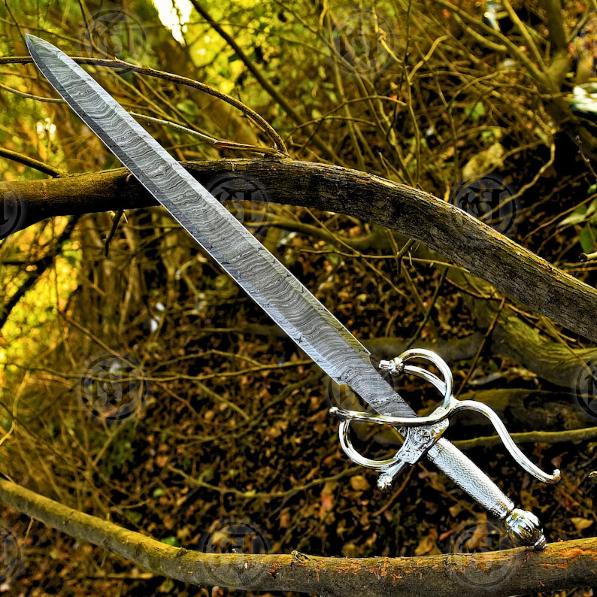El Cid Rapier Damascus Sword Replica