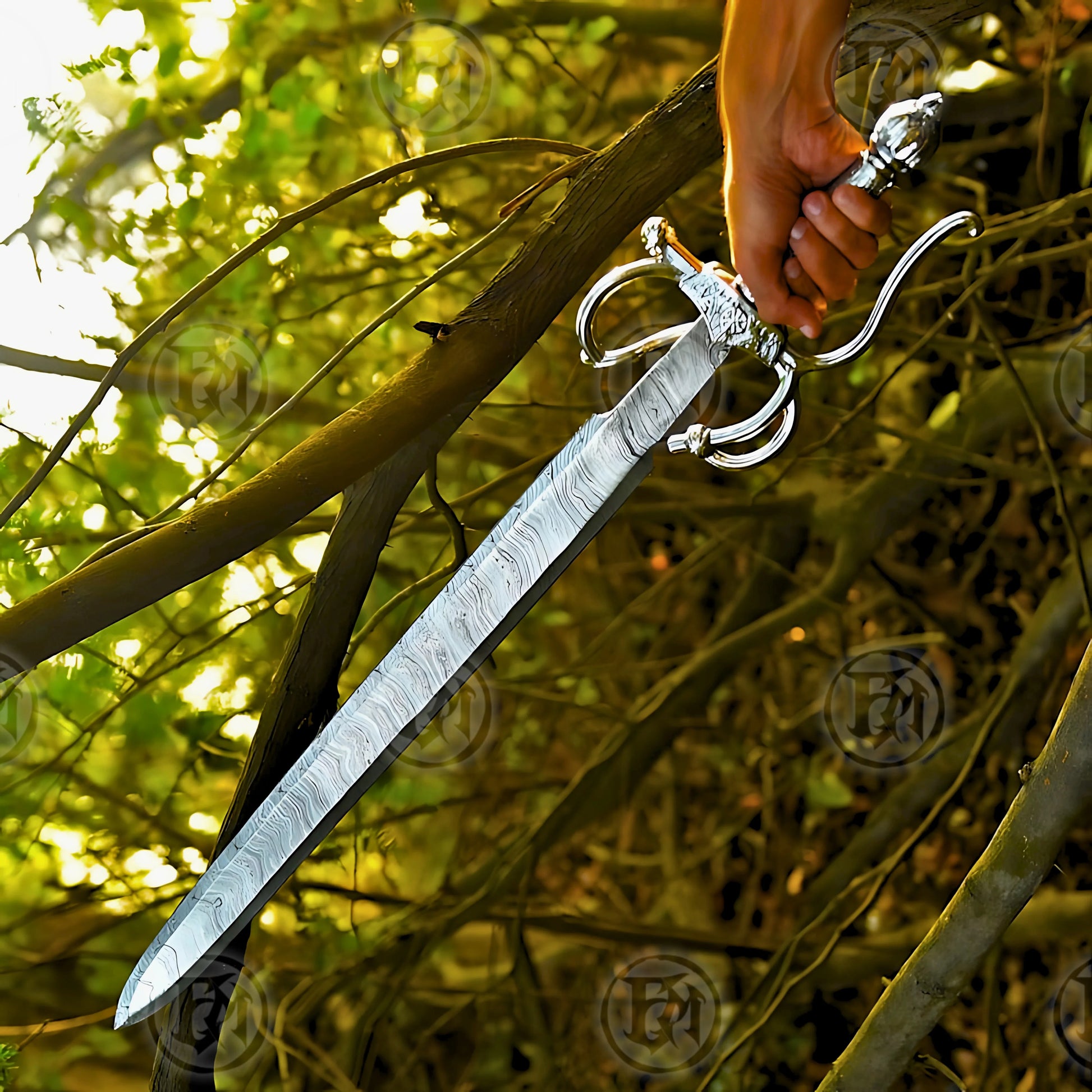 El Cid Rapier Damascus Sword Replica