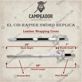 El Cid Rapier - Historical Replica Sword