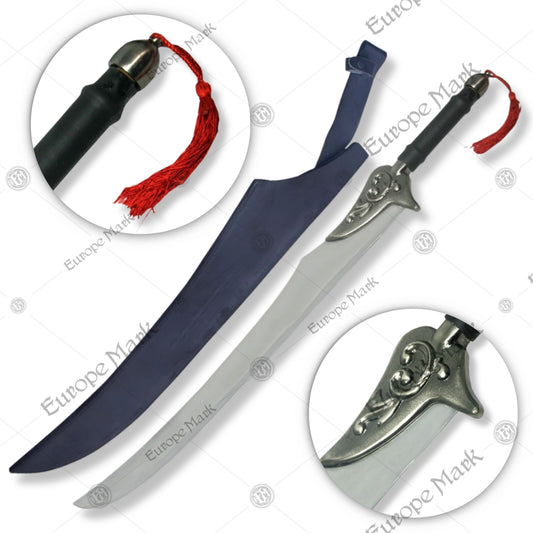 Premium Final Fantasy Auron Katana Sword Replica with stainless steel blade.