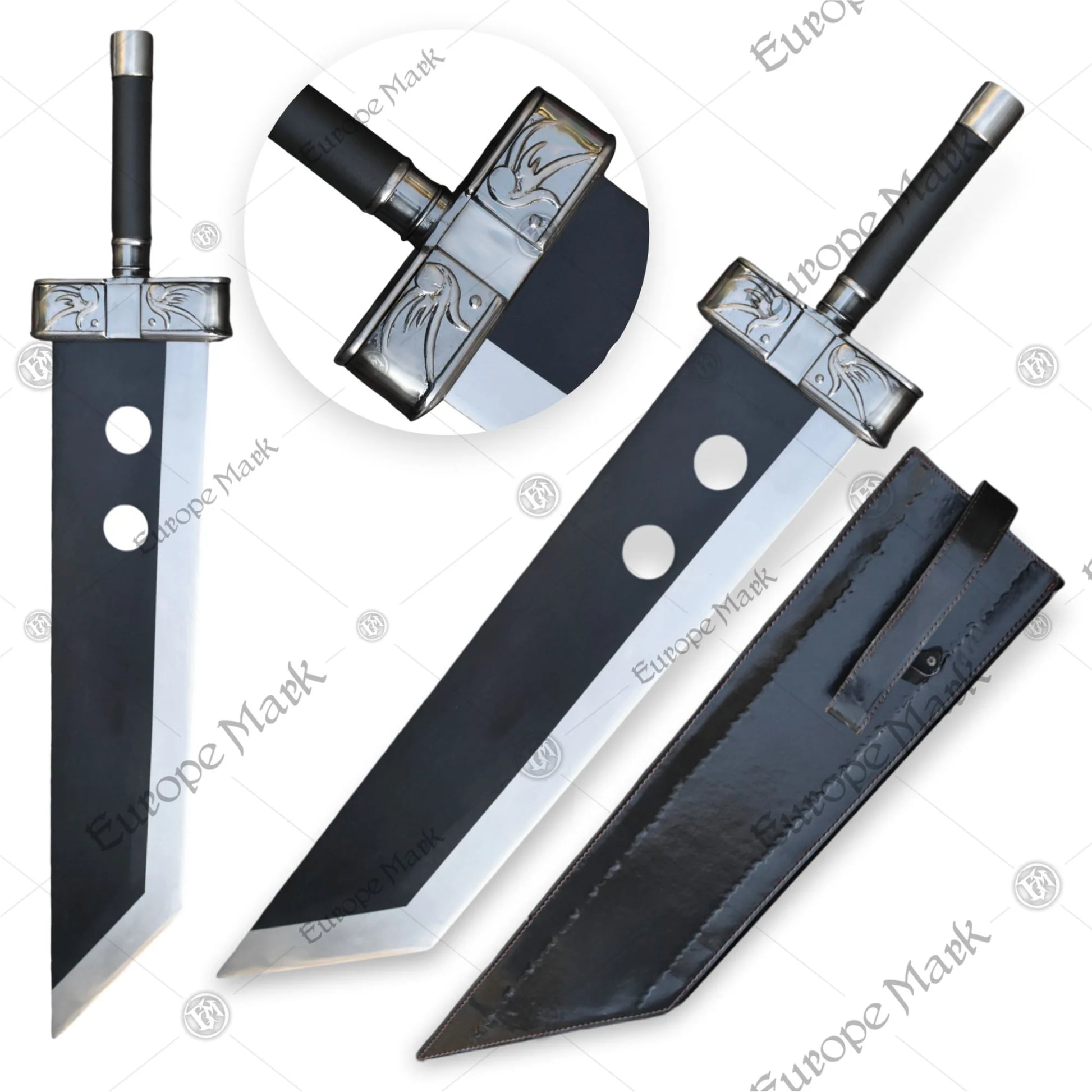 Black Buster Sword FFVII Cloud