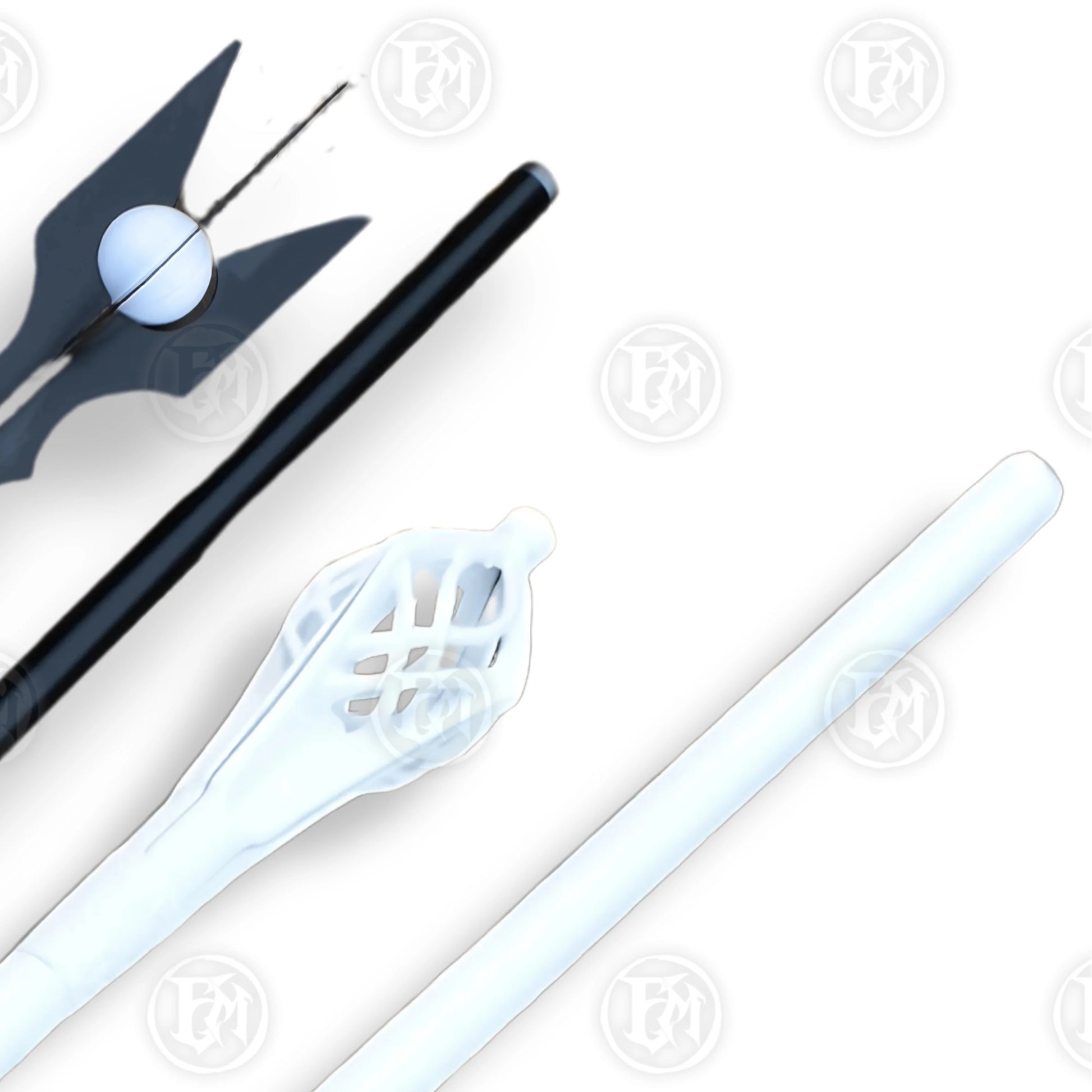 Gandalf The White & Saruman Staff LOTR