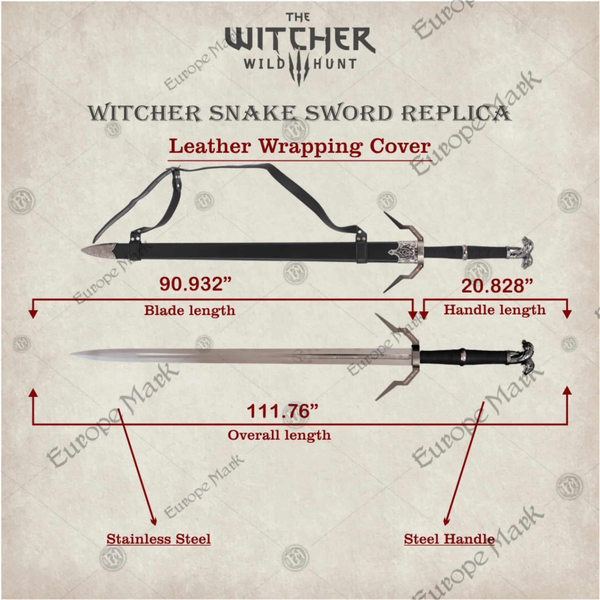 Geralt Silver Sword – Witcher Series Collectible