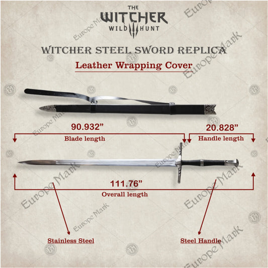 Geralt Steel Sword (Witcher 3) Replica