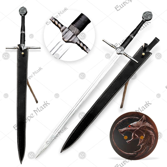 Witcher Geralt Steel Sword Replica Scabbard