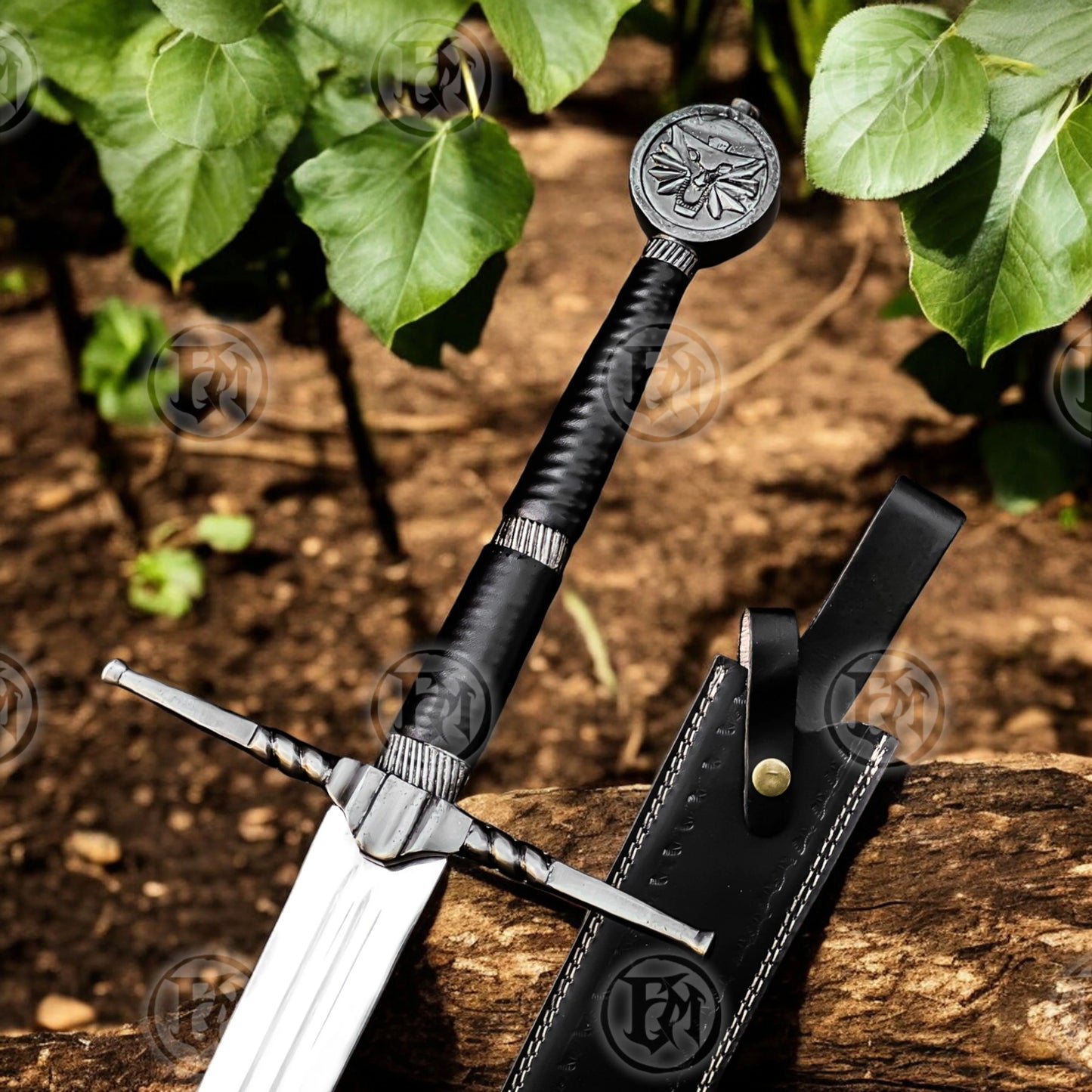 Witcher Geralt Steel Sword Replica Scabbard