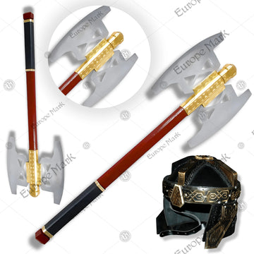 Gimli Axe Helmet Set LOTR