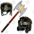Gimli Axe Helmet Set LOTR
