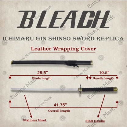 Gin Ichimaru Shinso Sword Bleach Replica