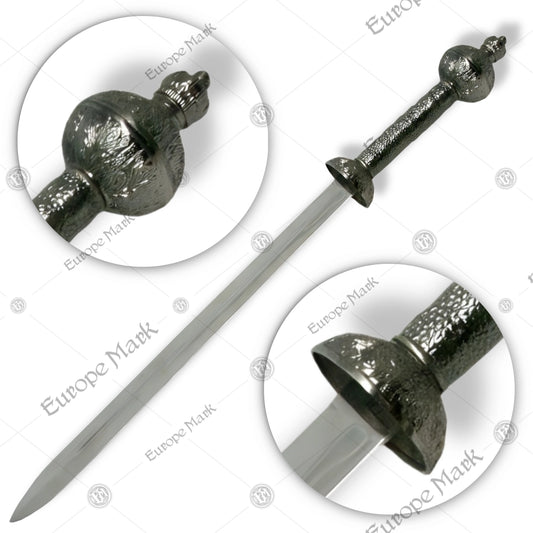 Premium Gladiator Imperial Roman Sword Replica with stainless steel blade.
