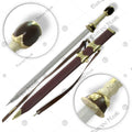 Premium Gladiator Maximus Gold Finish Sword Replica with stainless Steel blade.