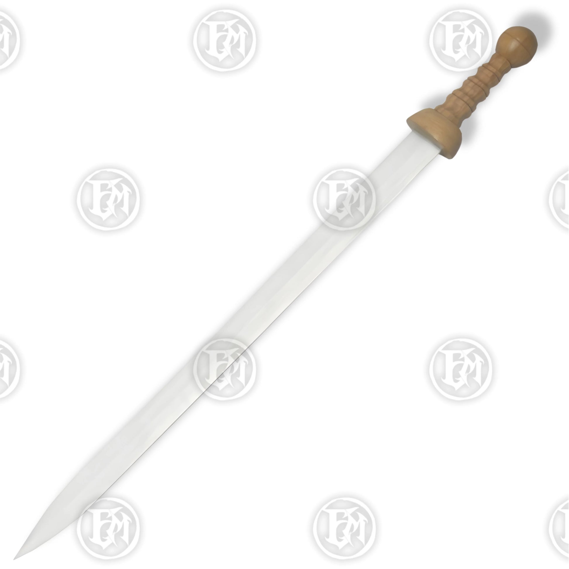 Premium Gladiator Maximus Wooden Handle Sword Replica with stainless steel blade.