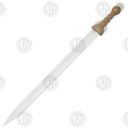Premium Gladiator Maximus Wooden Handle Sword Replica with stainless steel blade.