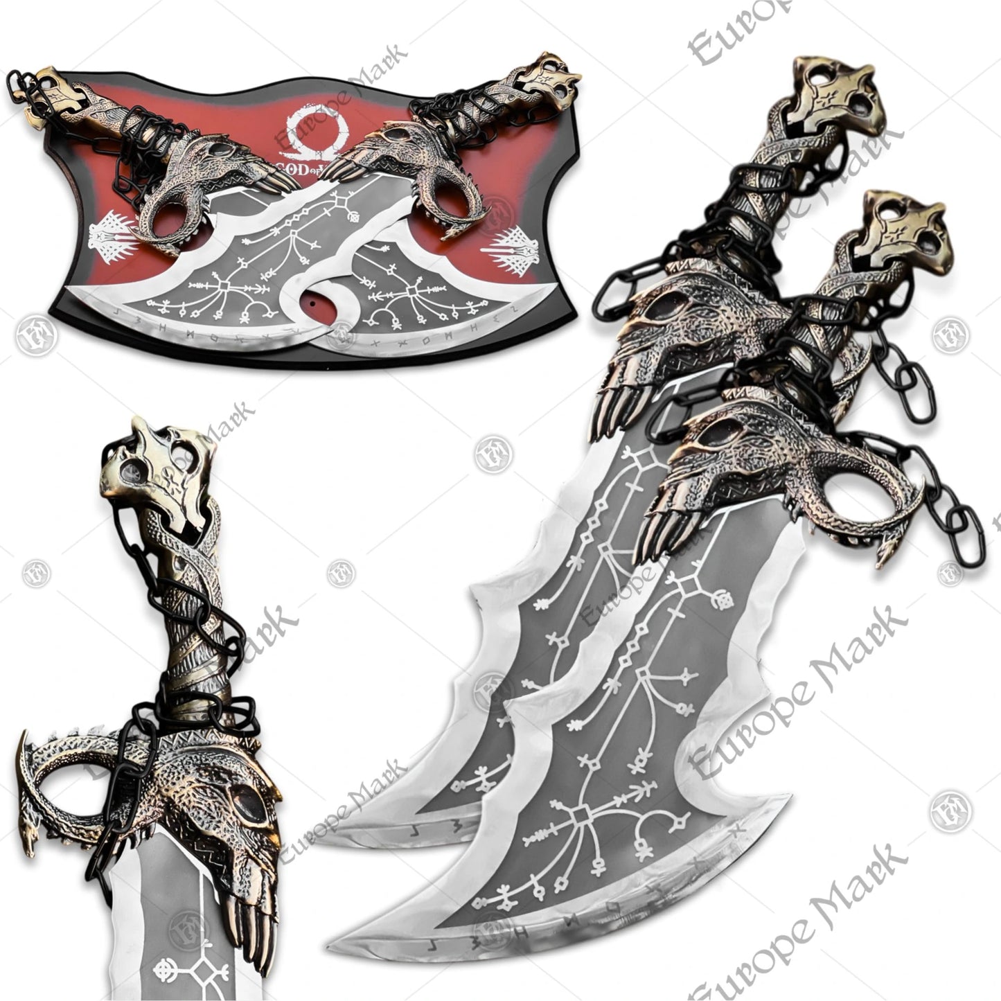Kratos Blades of Chaos Metal Replica GOW