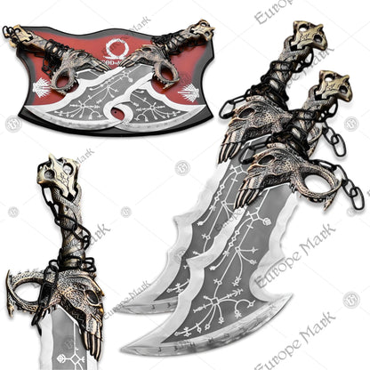 Kratos Blades of Chaos Metal Replica GOW