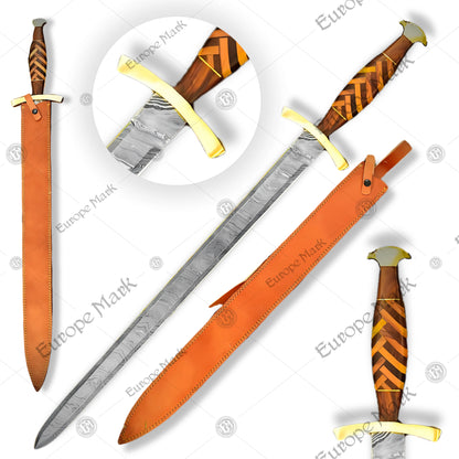 Heathen Army Norse Damascus Sword