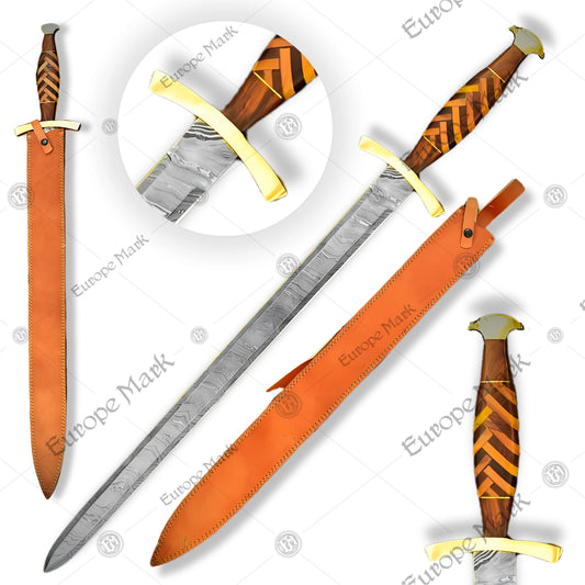 Heathen Army Norse Damascus Sword