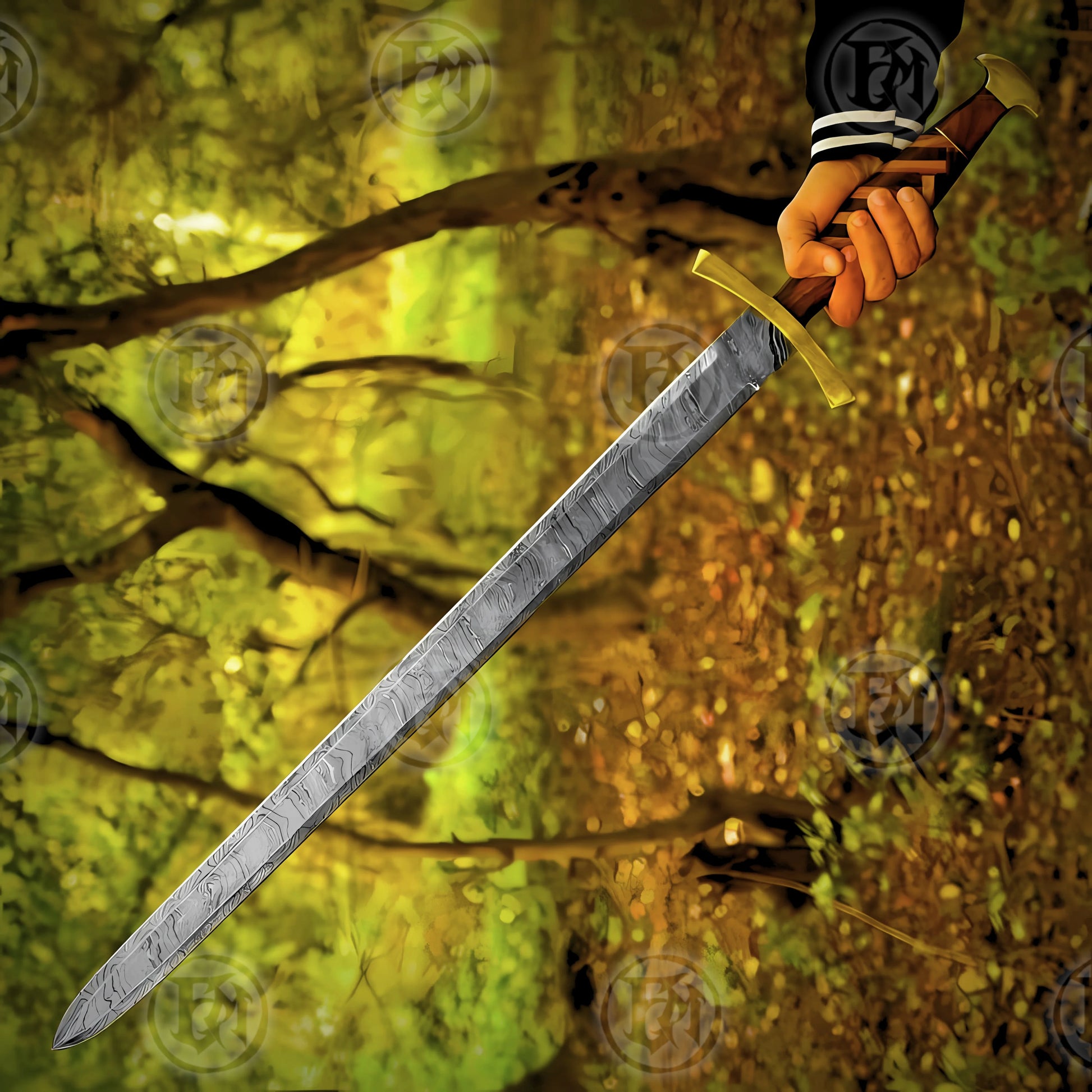 Heathen Army Norse Damascus Sword