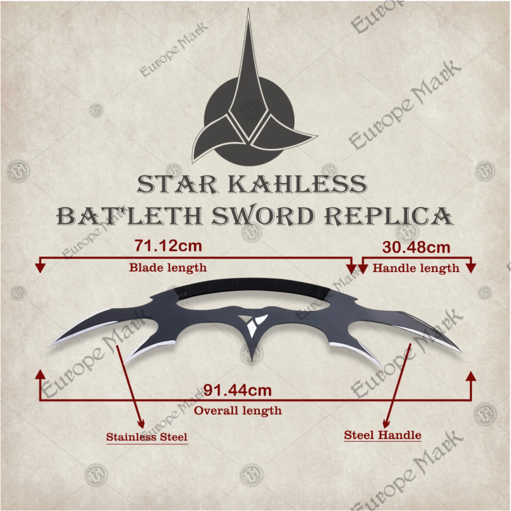Kahless Bat'Leth – Klingon Star Sword 