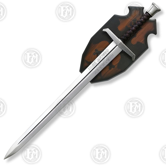 Premium King Arthur Excalibur Legend of the Sword Replica with stainless steel blade.