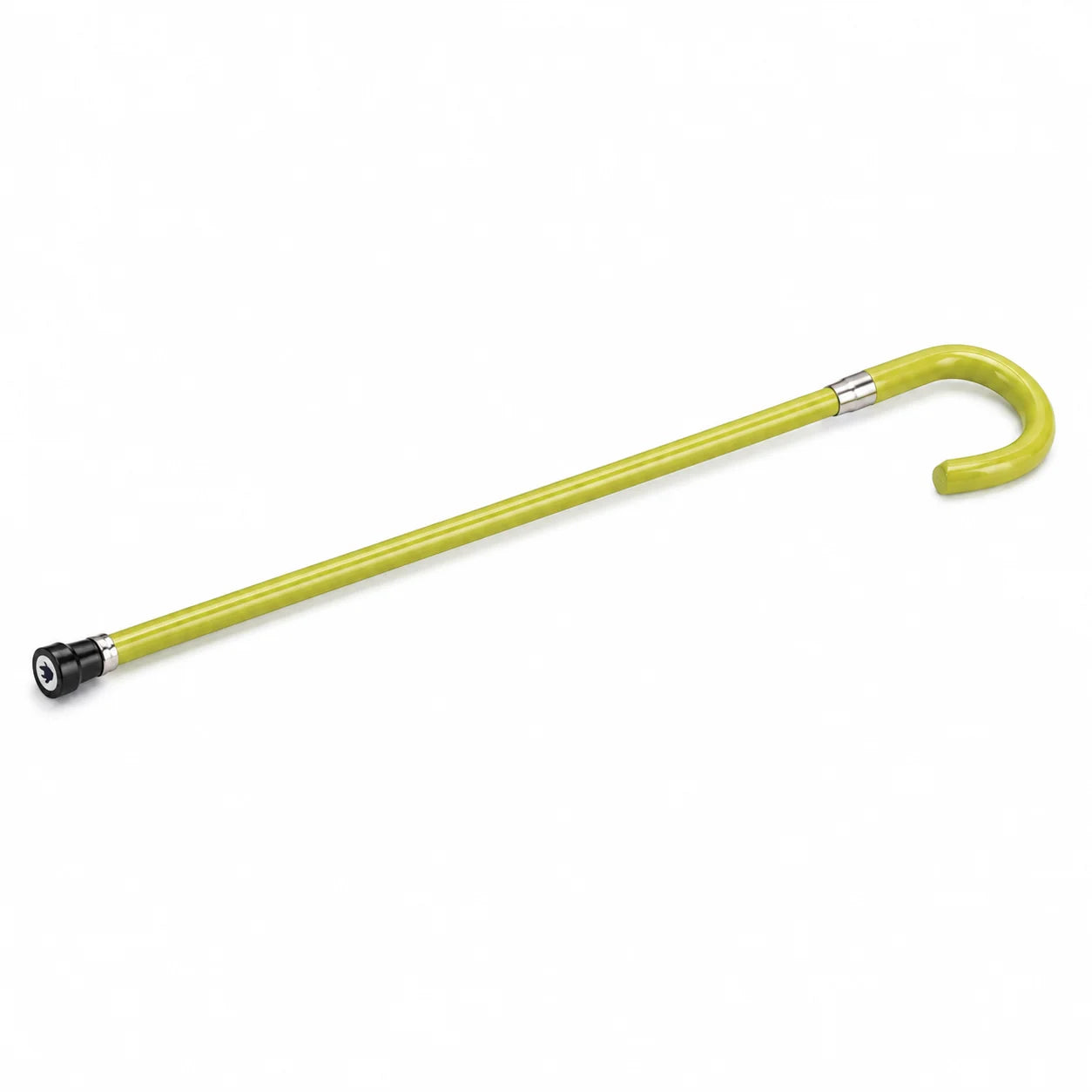 Full Kisuke Urahara cane laid horizontally with glossy finish and curved handle