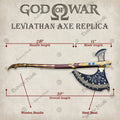 Kratos Leviathan Axe Steel GOW Ragnarok Replica
