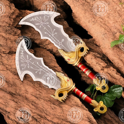 Kratos Red Chaos Blades Replica GOW